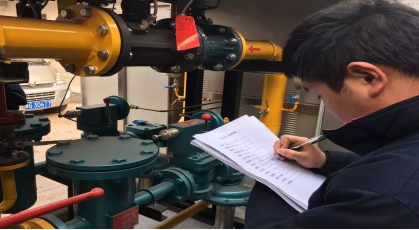 現(xiàn)場檢驗管道中氣體壓力